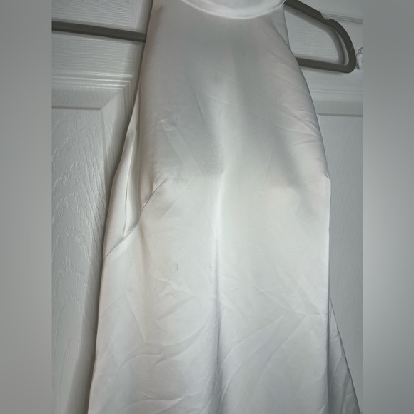 Untamed Petals Dalia Wedding Party Dress with Feathered Bottom - Picture 13 of 14